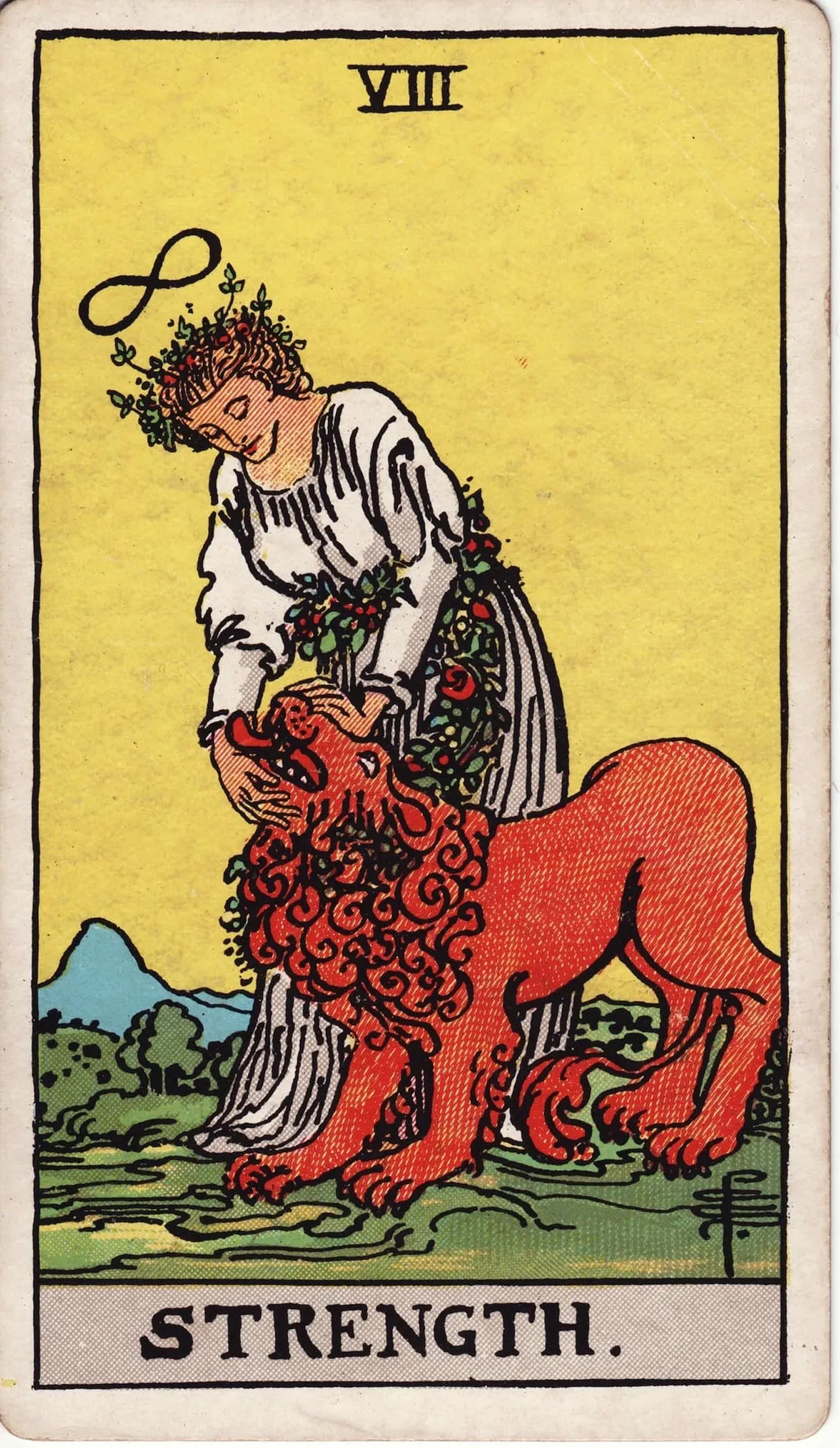 The Strength tarot card