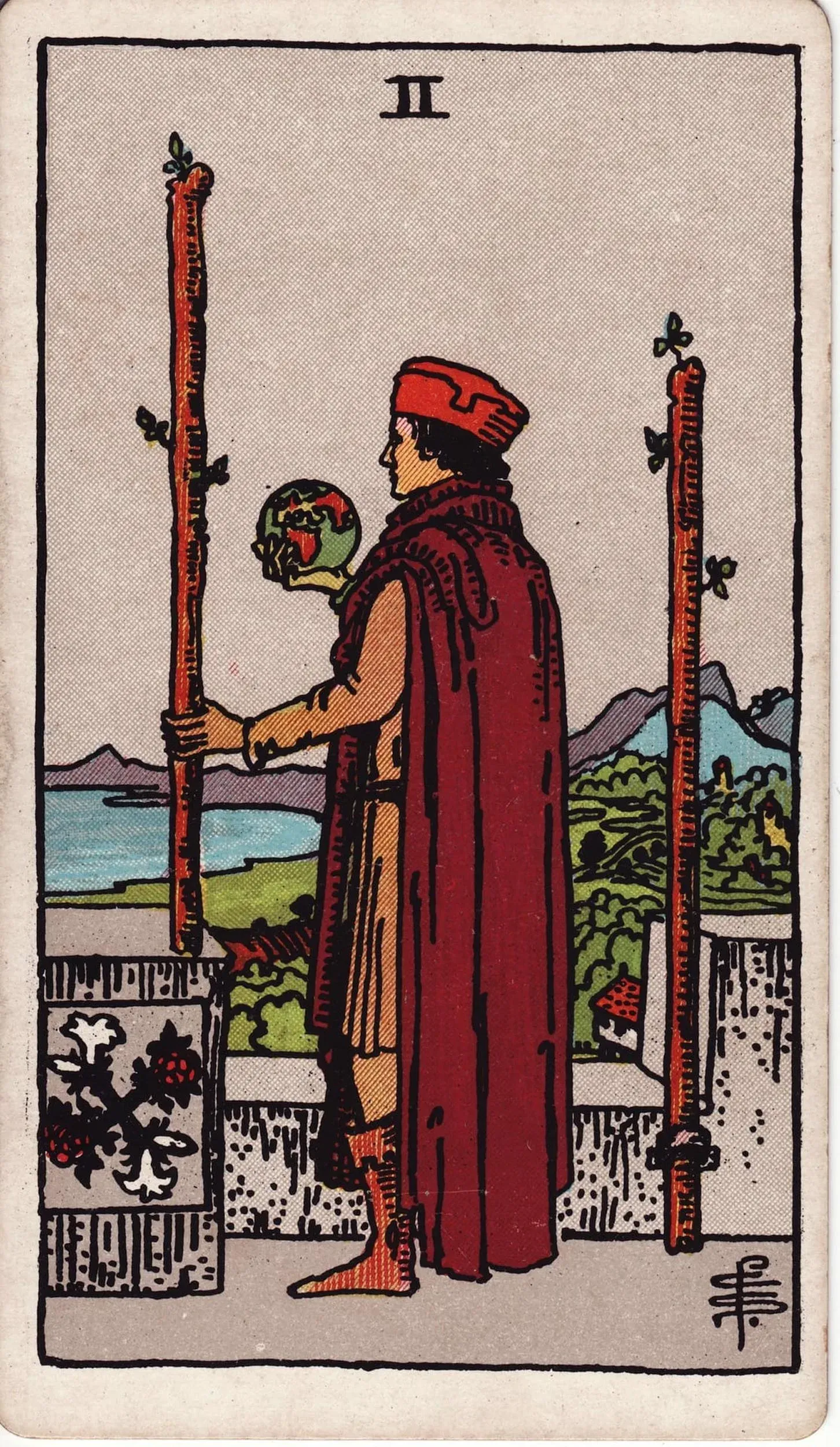 The Two of Wands tarot card